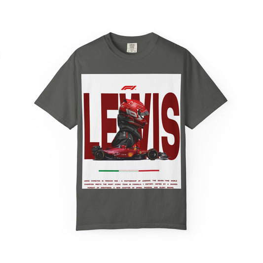 Lewis Hamilton F1 Unisex Garment-Dyed T-Shirt - Perfect for Racing Fans