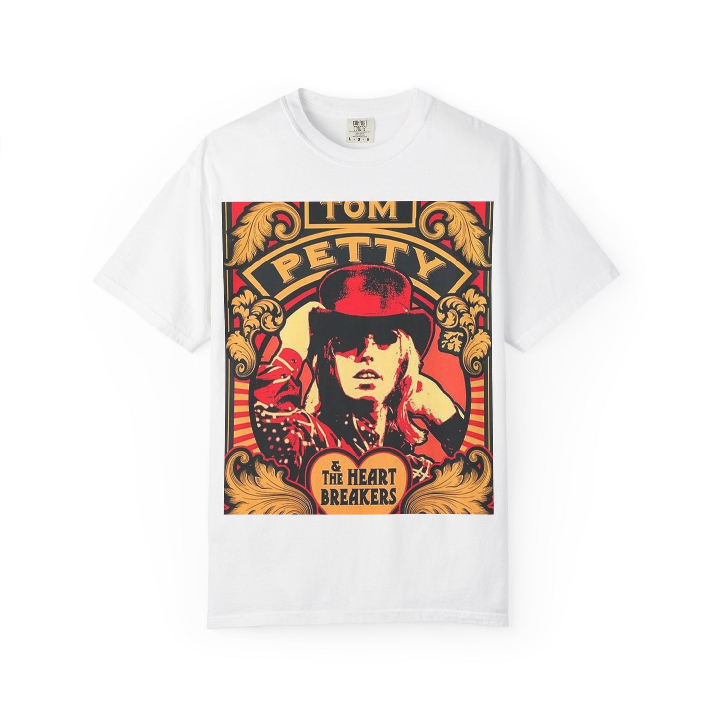 Vintage Rock Tee - Tom Petty Inspired Unisex Garment-Dyed T-shirt, Music Lover Gift, Casual Style, Band Merch, Retro Apparel