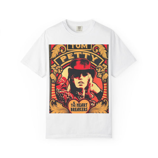 Vintage Rock Tee - Tom Petty Inspired Unisex Garment-Dyed T-shirt, Music Lover Gift, Casual Style, Band Merch, Retro Apparel
