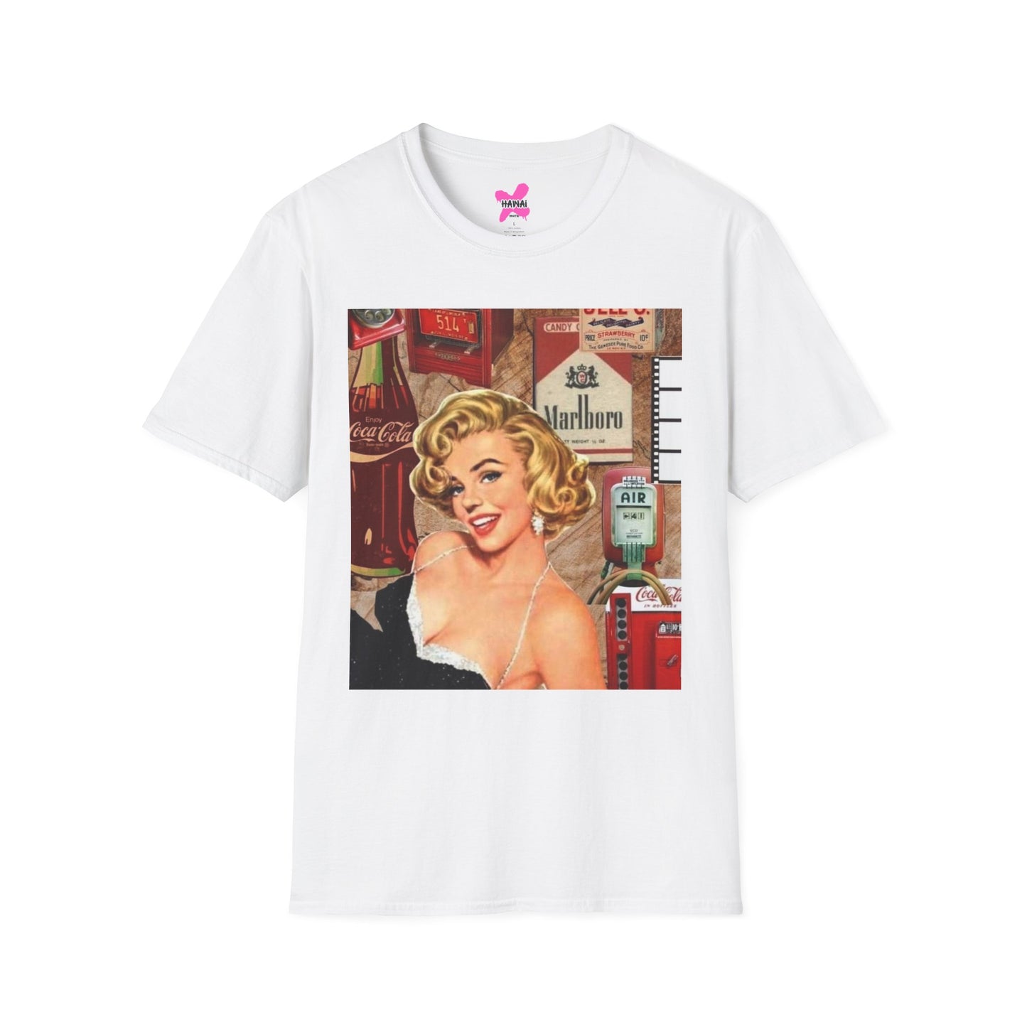 Retro Marilyn Monroe Unisex Softstyle T-Shirt - Vintage Glamour Tee