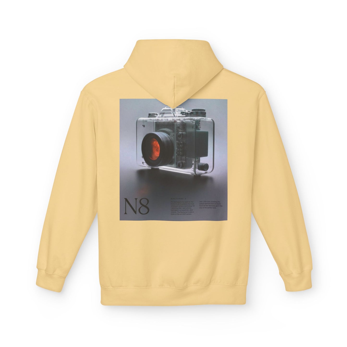 Retro Camera Photo Hoodie, Cozy Unisex Fleece Sweatshirt for Photography Lovers, Fashion Gift for Birthdays, Casual Wear, Everyday Style