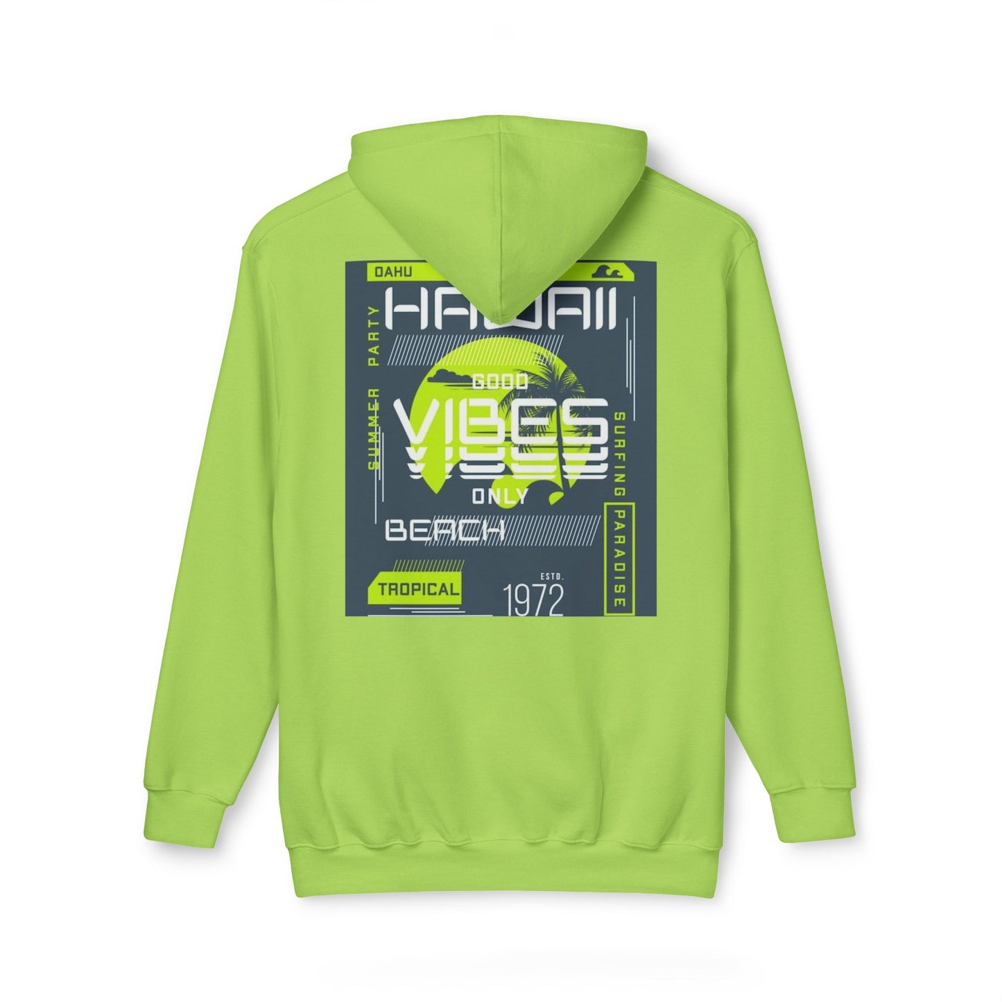 Tropical Beach Hoodie, Casual Unisex Sweatshirt, Hawaii Vibes Apparel, Perfect for Summer Trips, Beach Lovers Gift, Travel Essentials