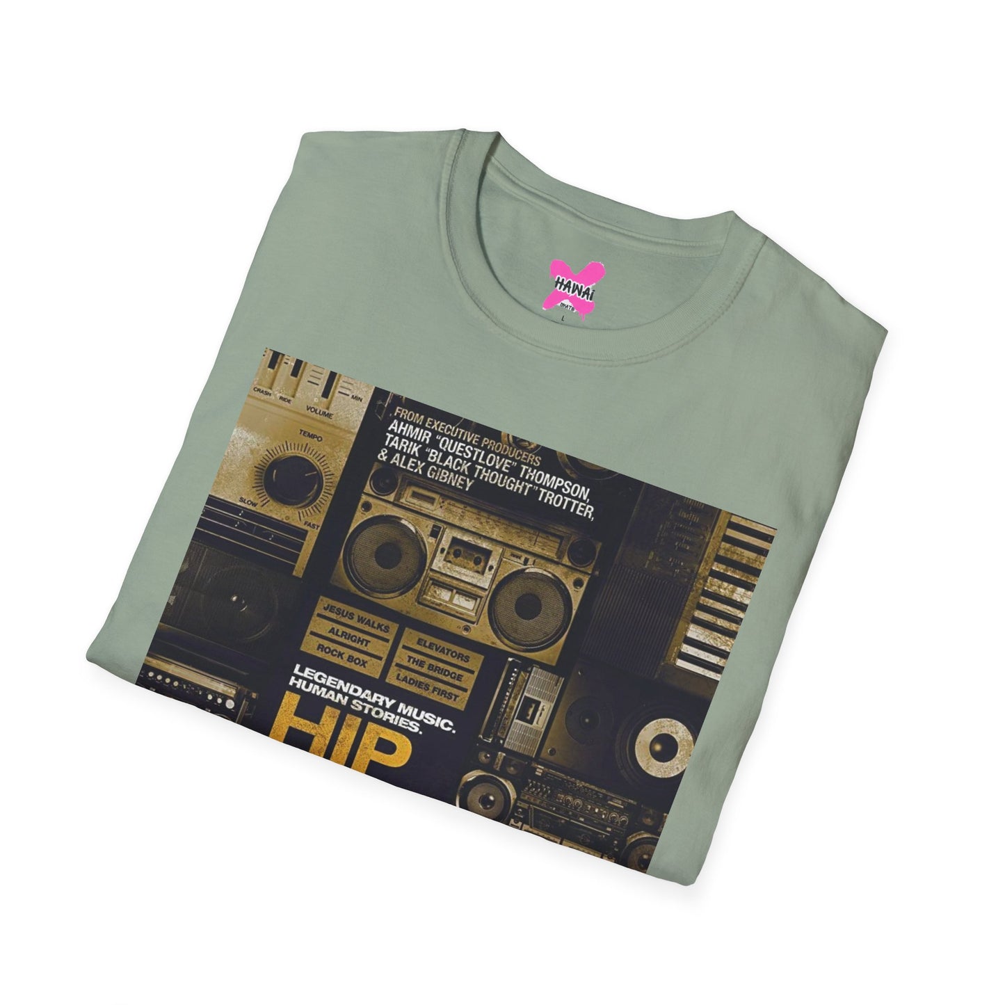 Hip Hop Vibes Unisex T-Shirt, Retro Music Tee, Gift for Music Lovers, Streetwear Style, Festival Shirt, Unisex Graphic Tee