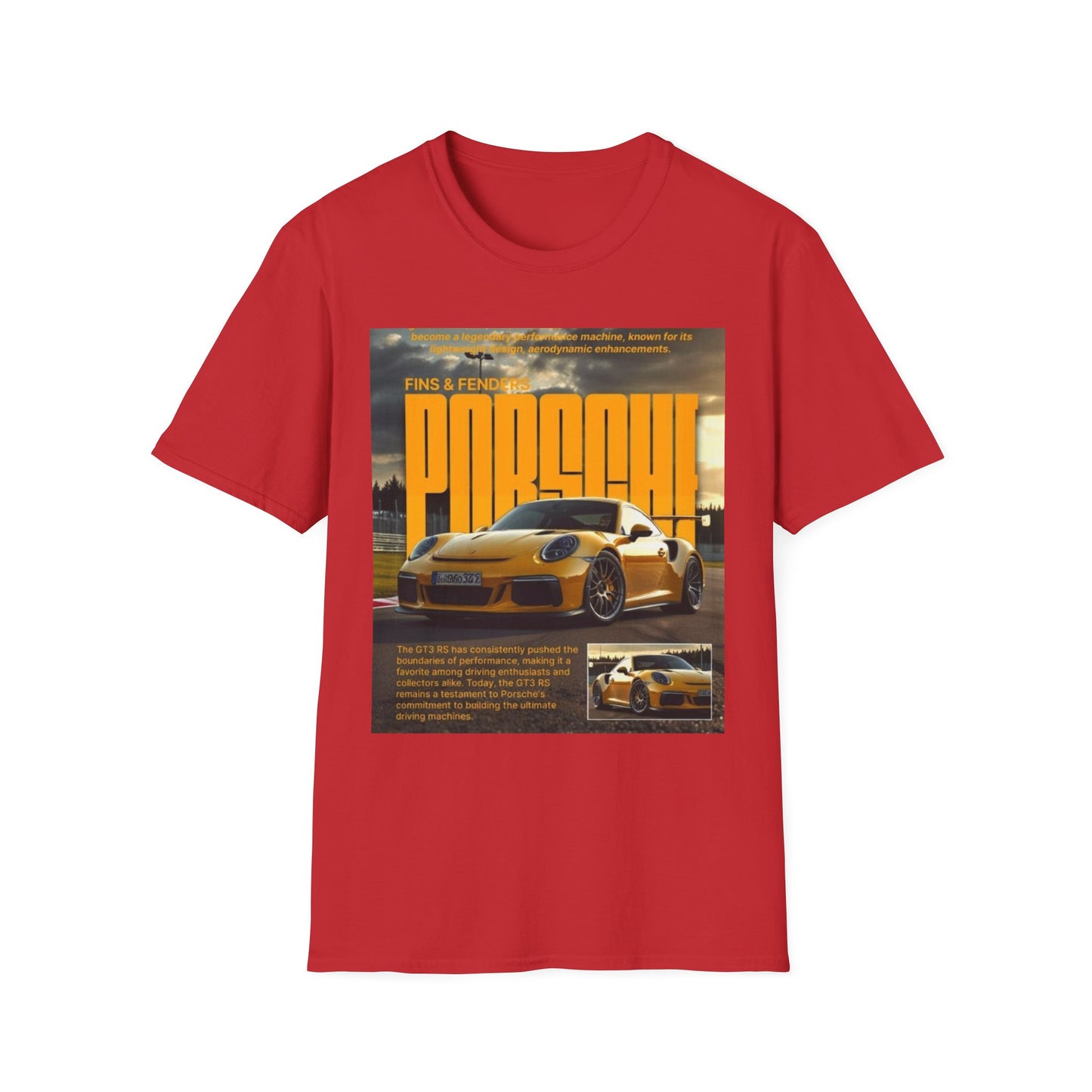 Vintage Porsche Graphic Unisex Softstyle T-Shirt