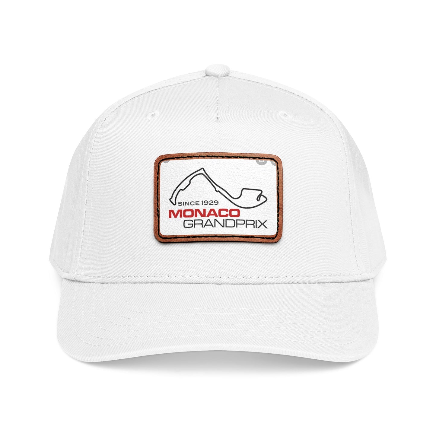 Monaco Grand Prix Leather Patch Baseball Cap