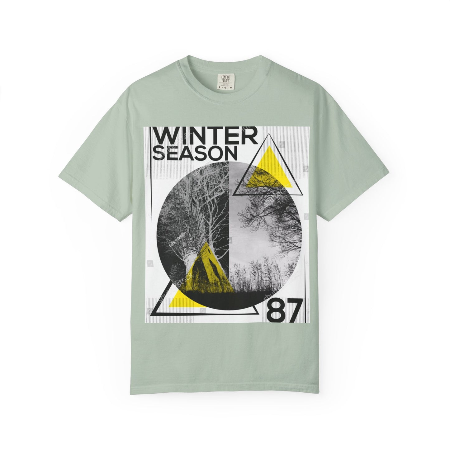 Winter Season Graphic T-shirt, Unisex Tee for Fashion Lovers, Cool Casual Wear, Winter Apparel, Unique Gift for Him/Her