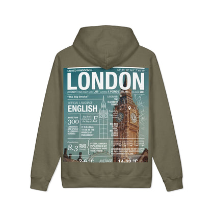 London Big Ben Hoodie – Vintage Travel Graphic Pullover