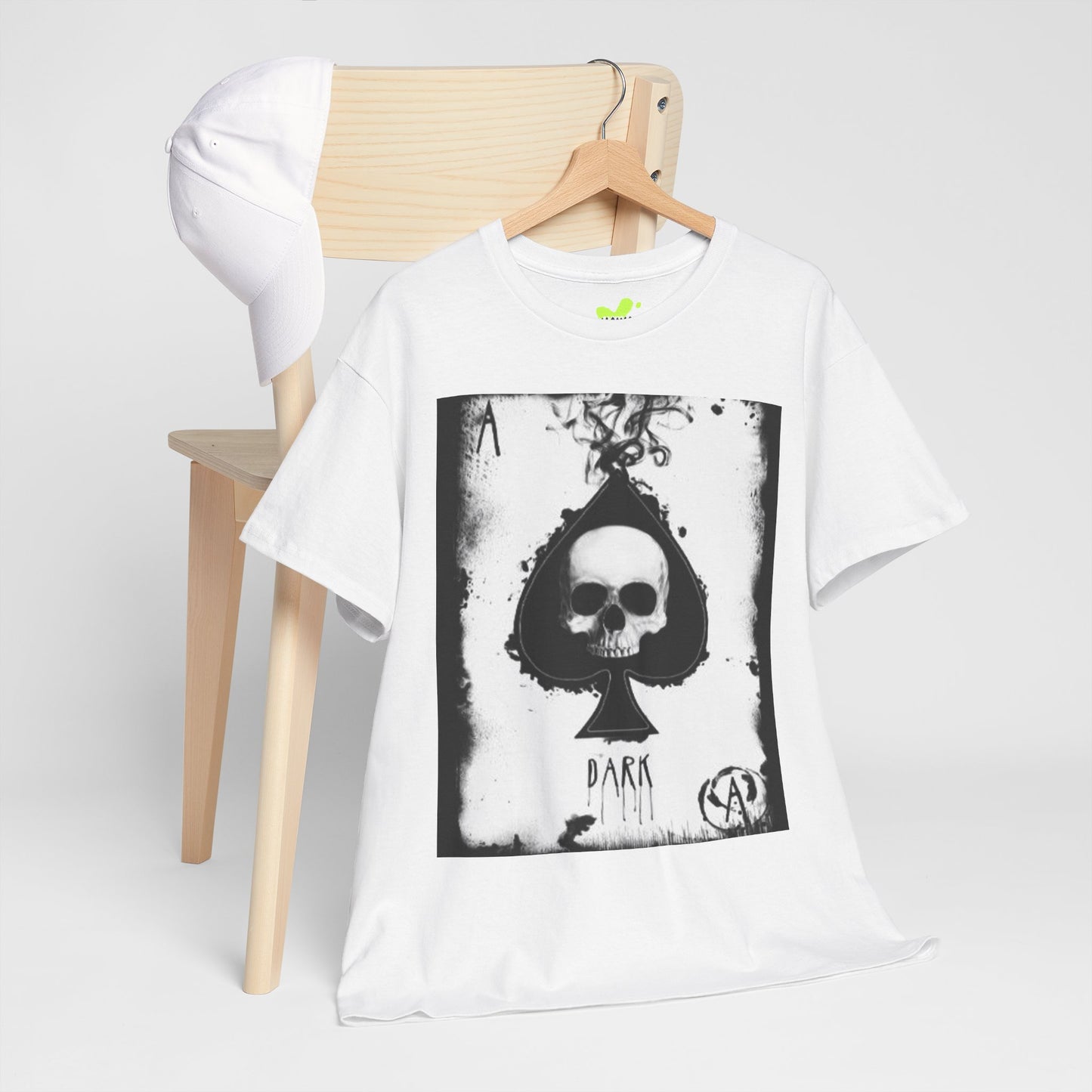 Gothic Skull Graphic Tee - Unisex Heavy Cotton T-Shirt