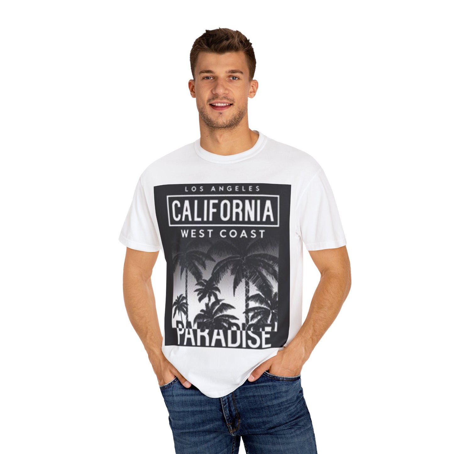 West Coast Paradise T-Shirt, Unisex Graphic Tee, California Style Shirt, Summer Vibes Top, Beachwear, Travel Souvenir