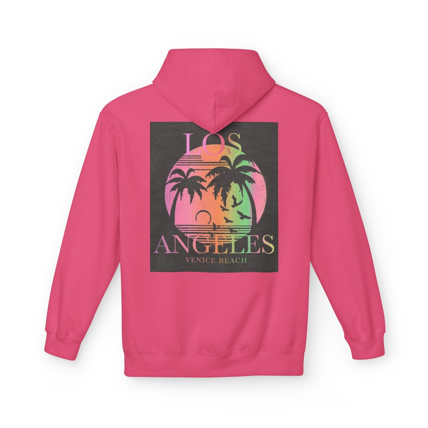 Los Angeles Venice Beach Graphic Hoodie - Cozy Unisex Fleece for Casual Style