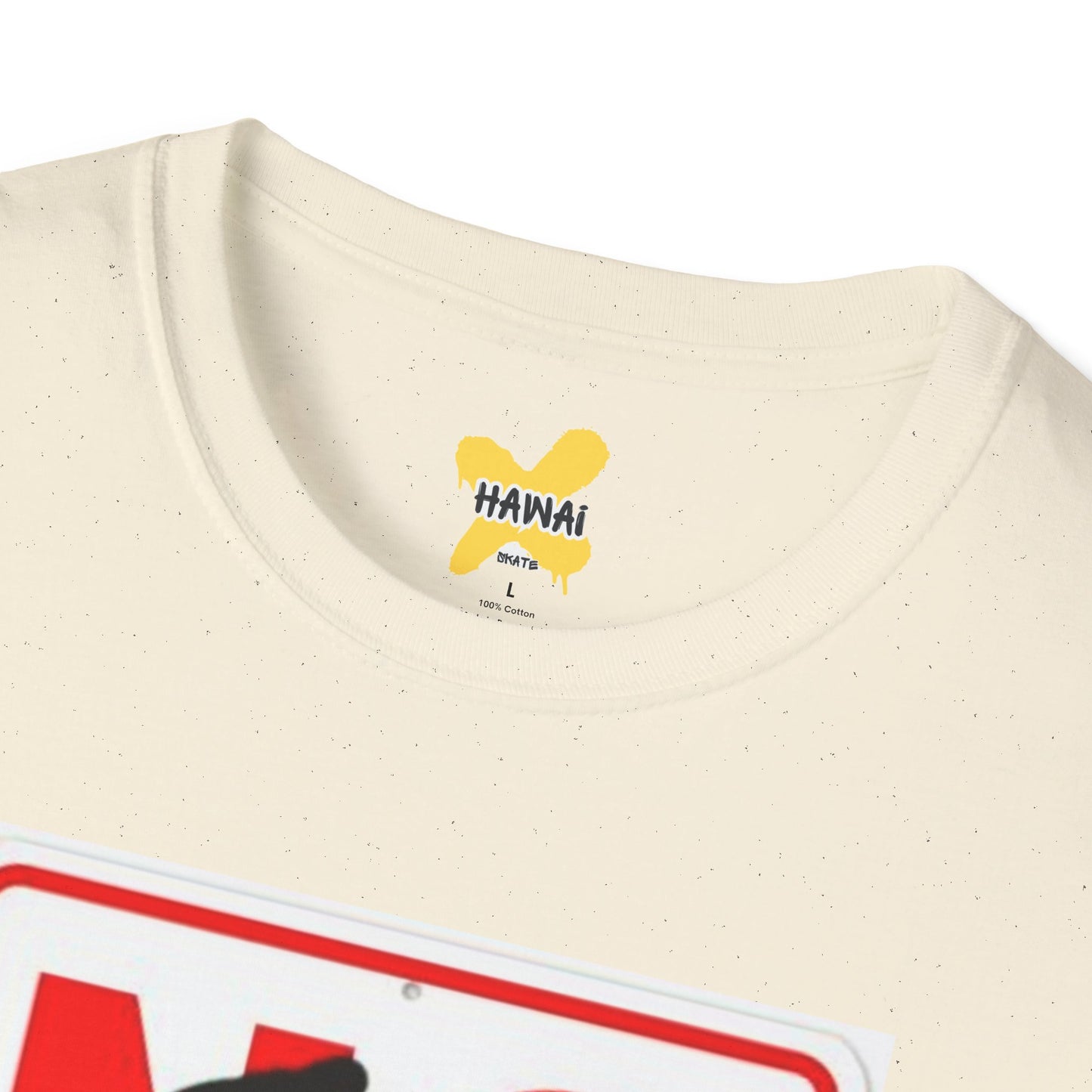 No Skateboarding Funny Unisex T-Shirt - City Police Sign Design