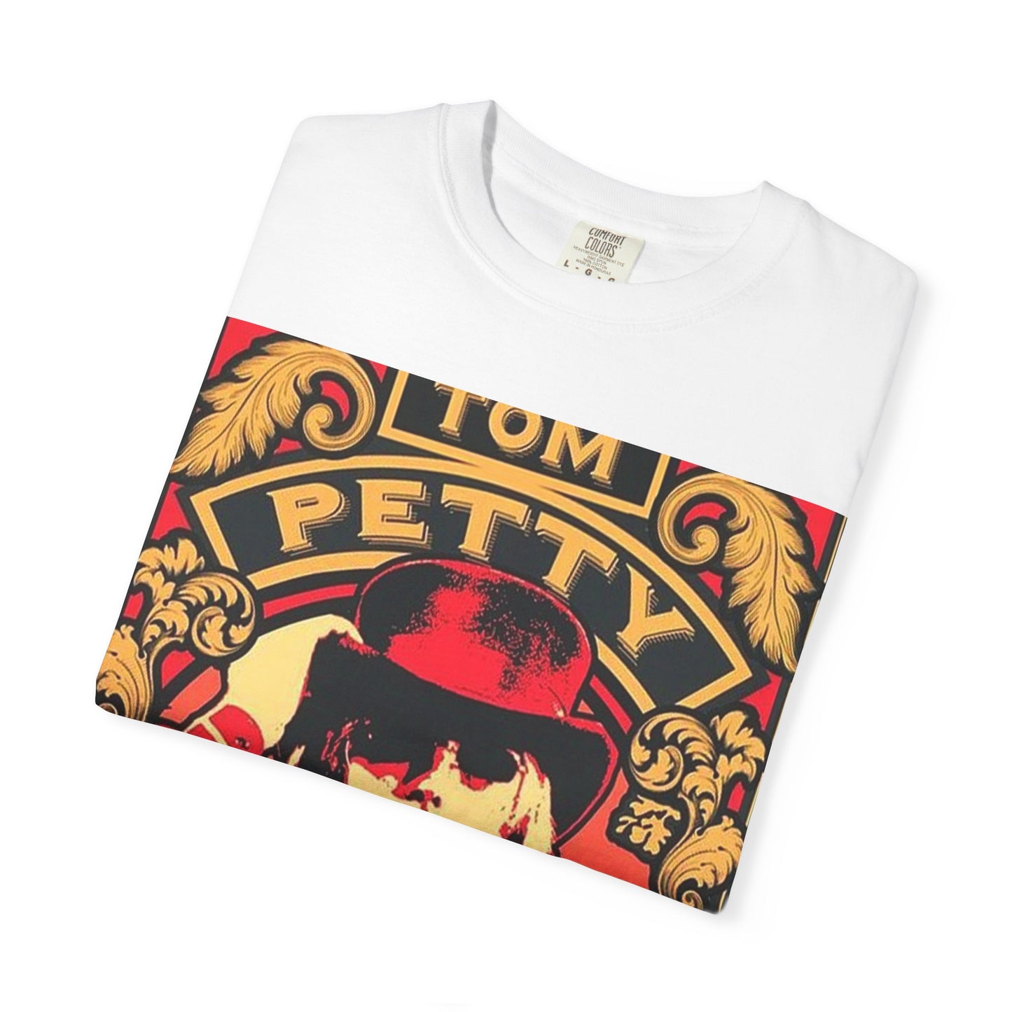 Vintage Rock Tee - Tom Petty Inspired Unisex Garment-Dyed T-shirt, Music Lover Gift, Casual Style, Band Merch, Retro Apparel