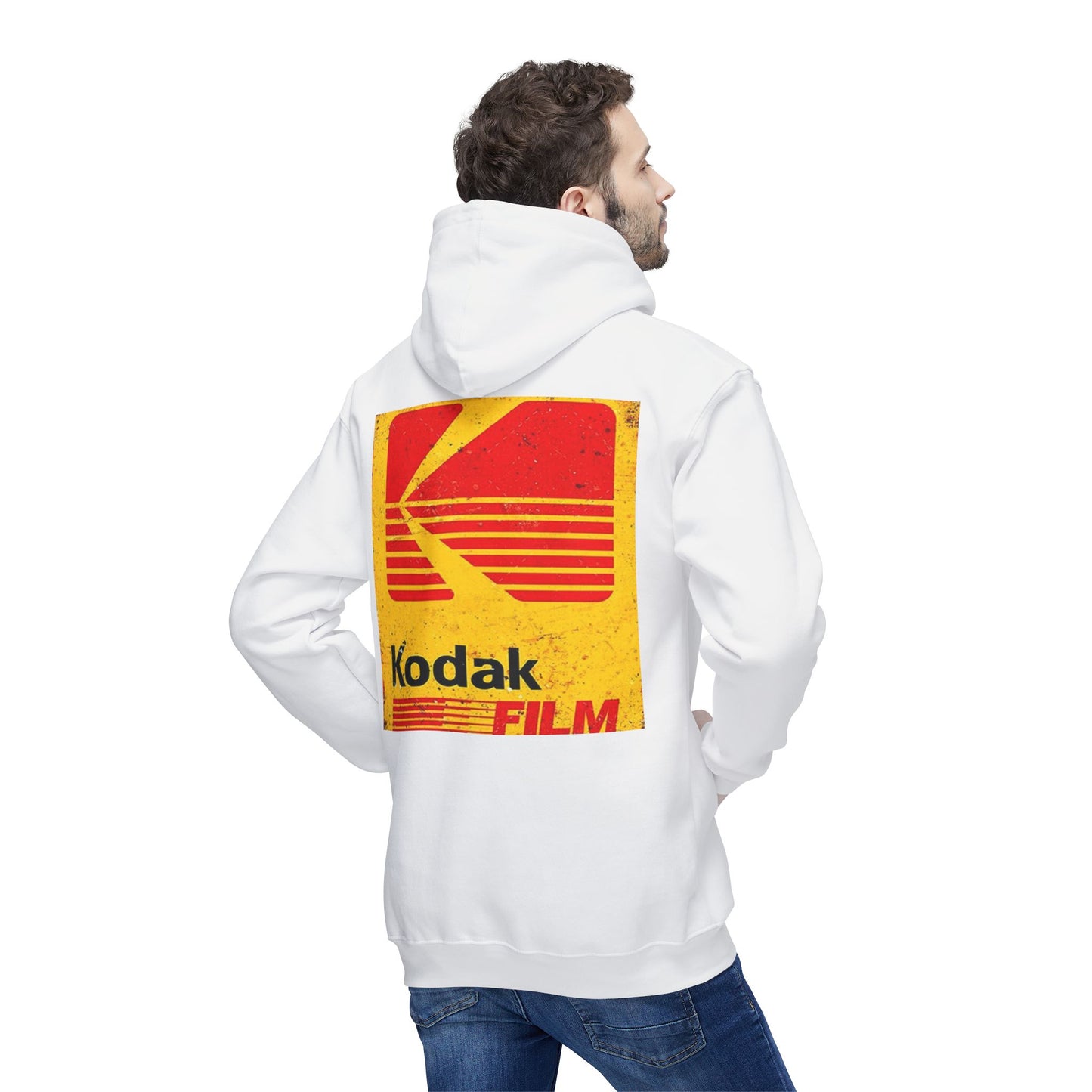 Retro Kodak Film Unisex Hooded Sweatshirt - Vintage Style Graphic Hoodie