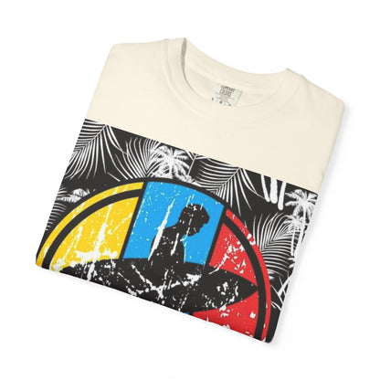 Surf Coast Unisex Garment-Dyed T-shirt - Retro Beach Vibes, Summer Essential, Surfing Gift, Casual Wear, Vacation Style