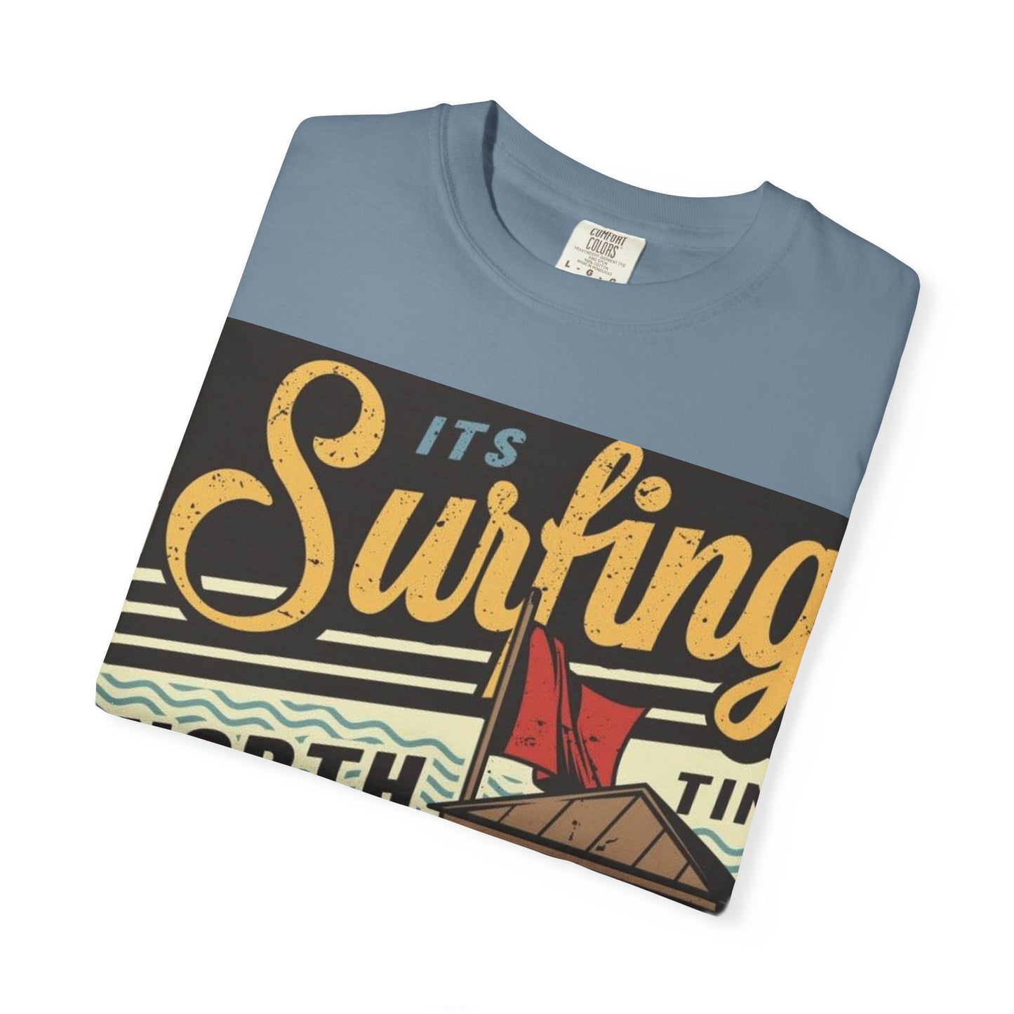 Surf Vibes Unisex T-Shirt - Retro Beach Tee, Casual Style, Summer Wear, Gift for Beach Lovers, Surfing Enthusiasts