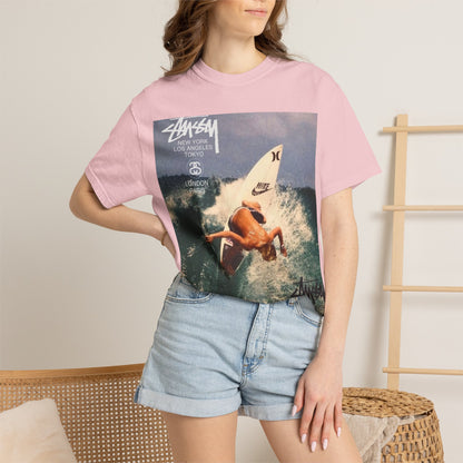 Surf Photo Tee — Vintage Surfer Graphic T-Shirt