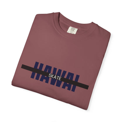 Hawaiian Skate T-Shirt | Unisex Casual Tee, Beachwear, Summer Fashion, Gift for Skaters, Vacation Essential, Graphic Tee