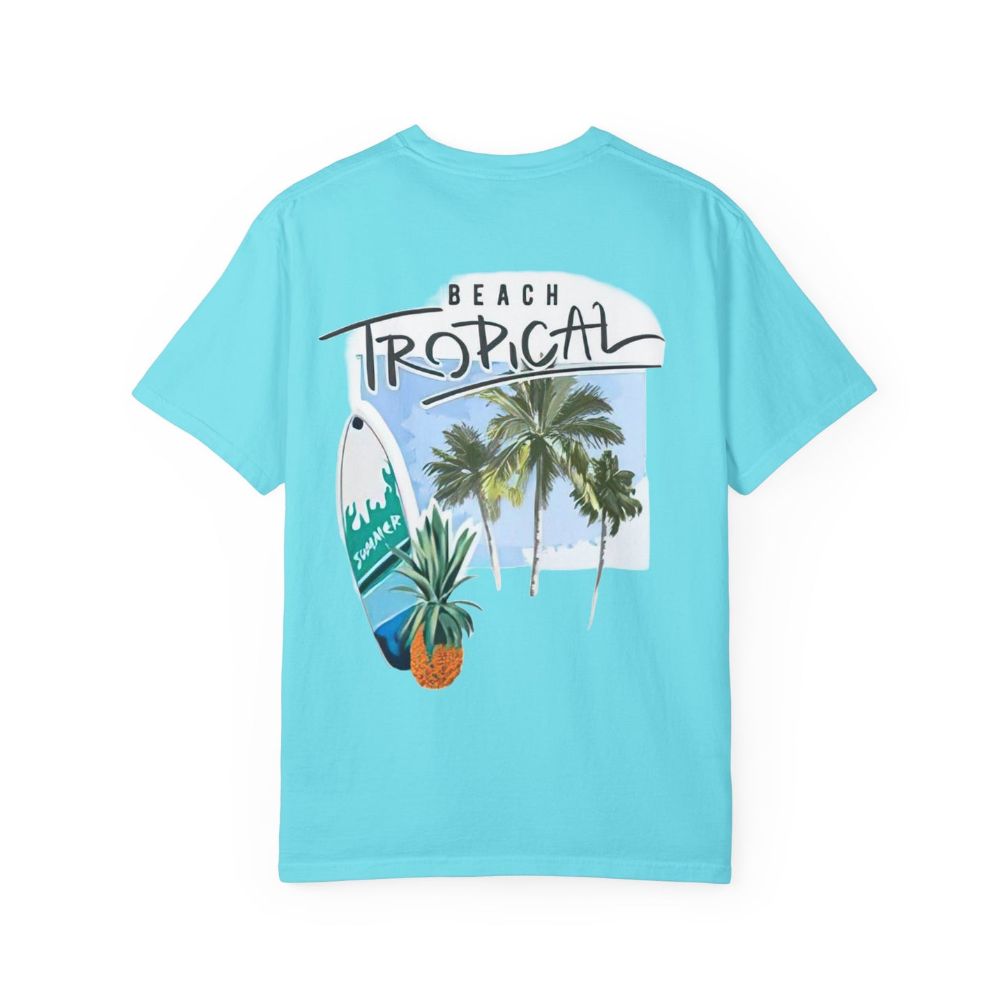 Tropical Graphic Tee, Unisex Beach Shirt, Summer Shirt, Vacation Wear, Casual Essentials, Gift for Beach Lovers