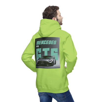 Mercedes AMG GTS Unisex Hooded Sweatshirt, Car Enthusiast Gift, Sportswear, Casual Wear, Automotive Apparel