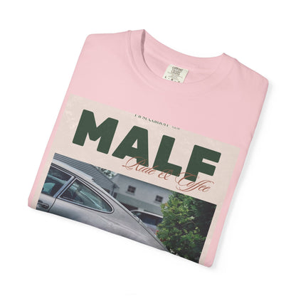 Vintage Porsche Photo Tee — "MALF Live to Ride" Graphic T-Shirt