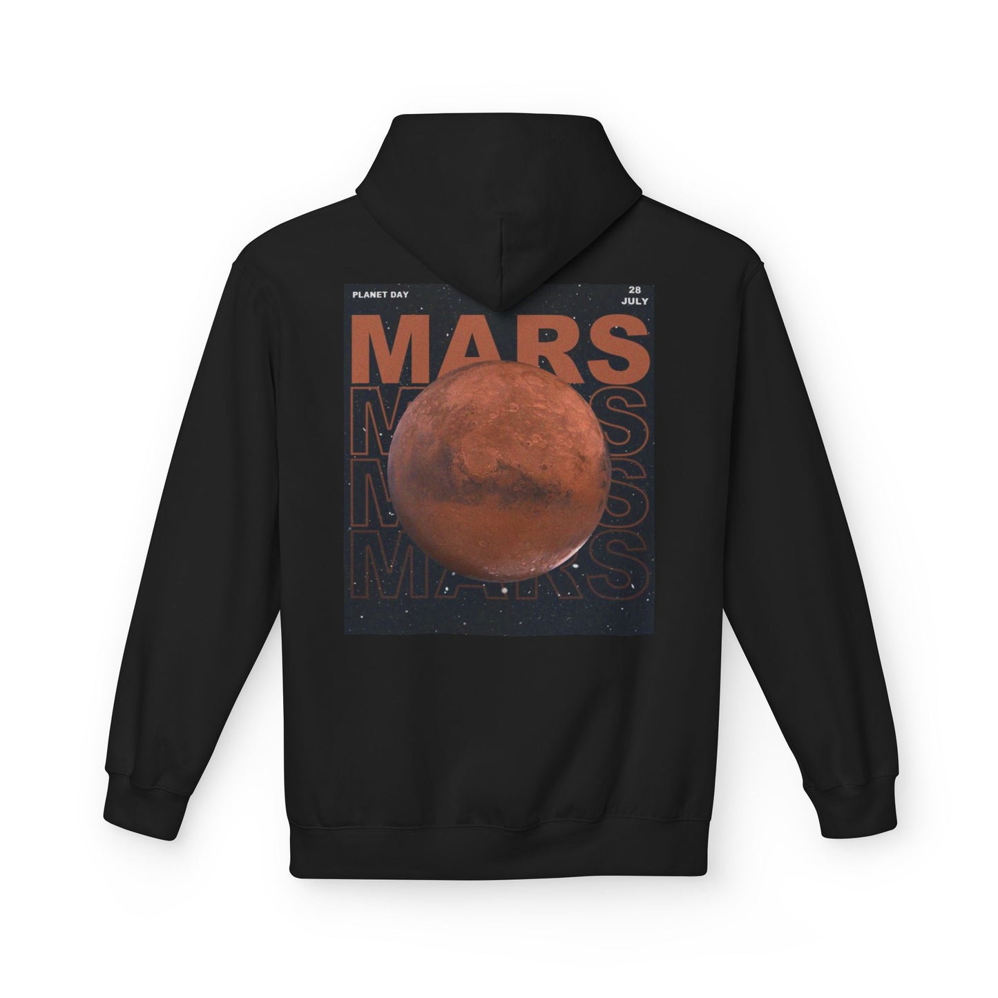 Mars Day Unisex Fleece Hoodie - Space Adventure Apparel