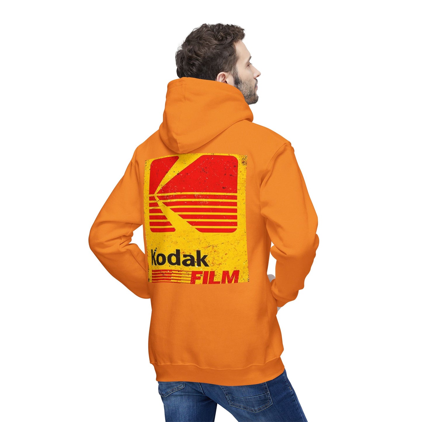 Retro Kodak Film Unisex Hooded Sweatshirt - Vintage Style Graphic Hoodie