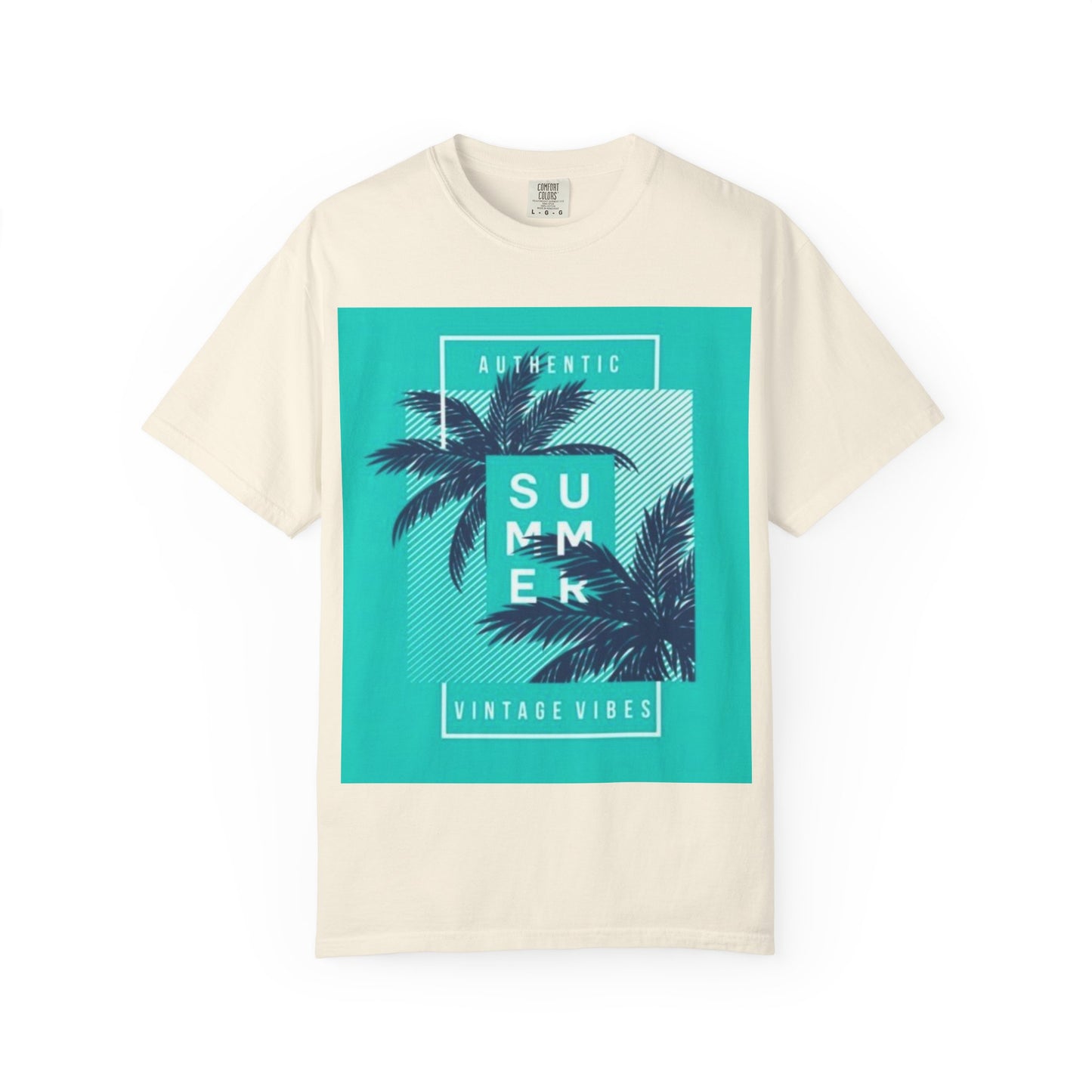 Summer Vintage Vibes T-Shirt — Palm Tree Graphic Tee
