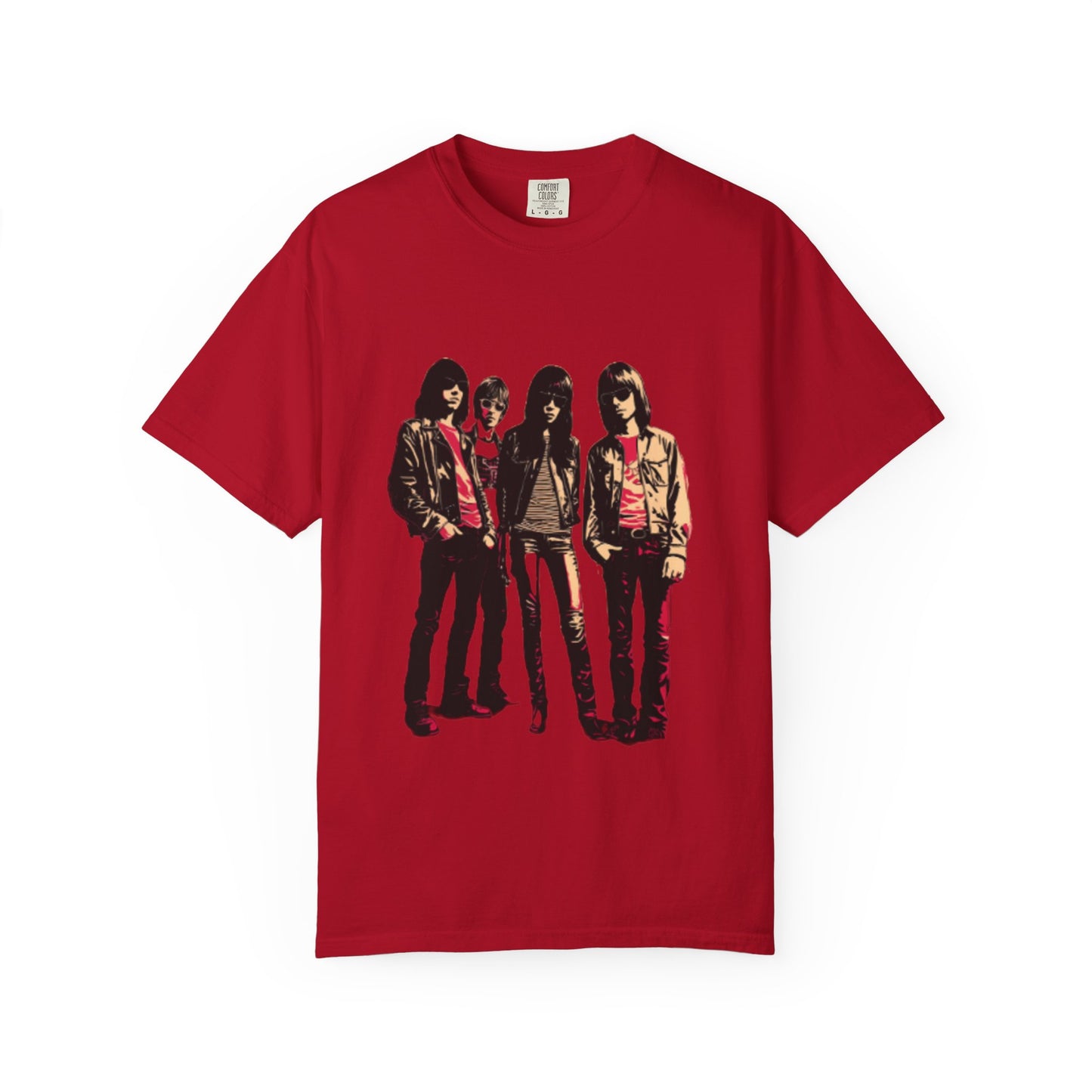 Rock Band Graphic Unisex Garment-Dyed T-Shirt