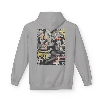 Vintage Graphic Unisex Midweight Fleece Hoodie - Soft Comfortable Layering
