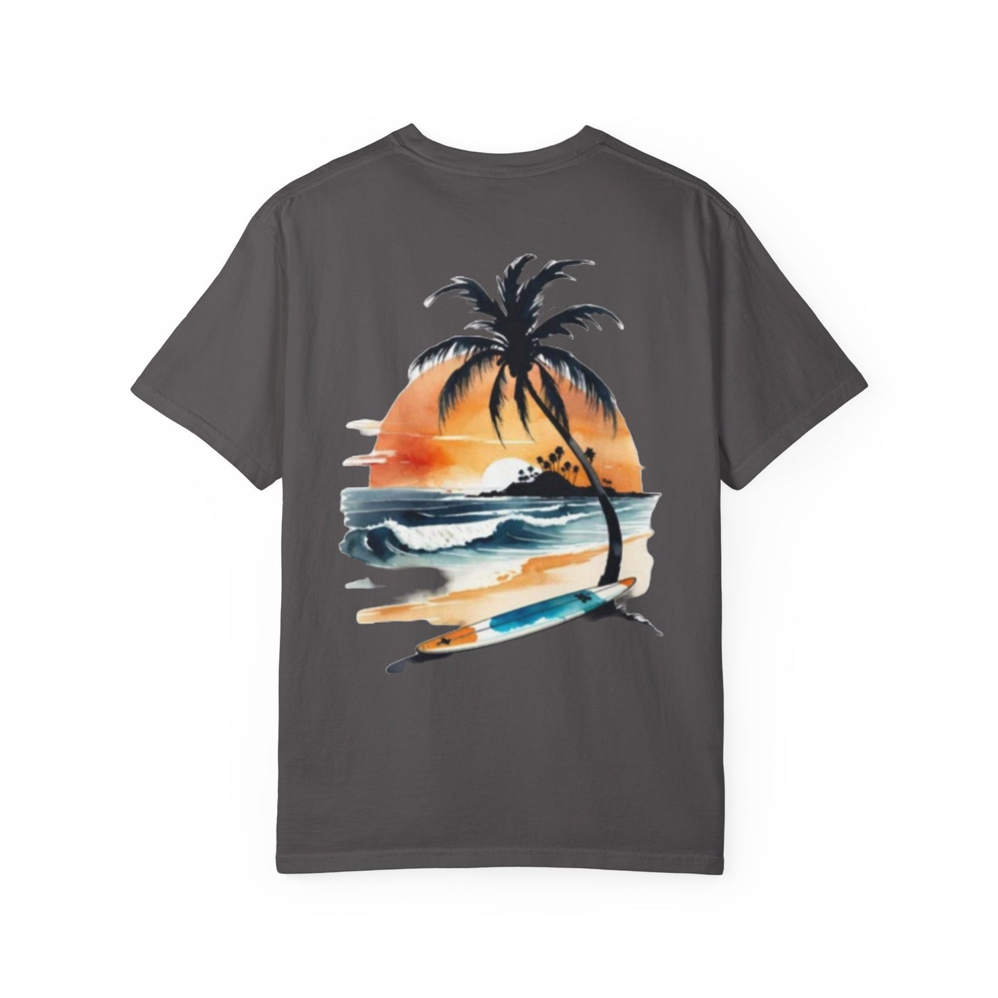 Hawaii Skate Unisex Garment-Dyed T-Shirt - Fun Tropical Vibes