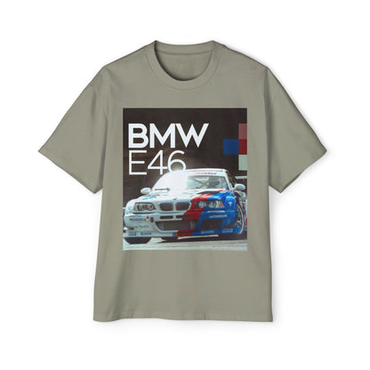 BMW E46 Racing Tee — Mens Oversized Car Graphic T-Shirt