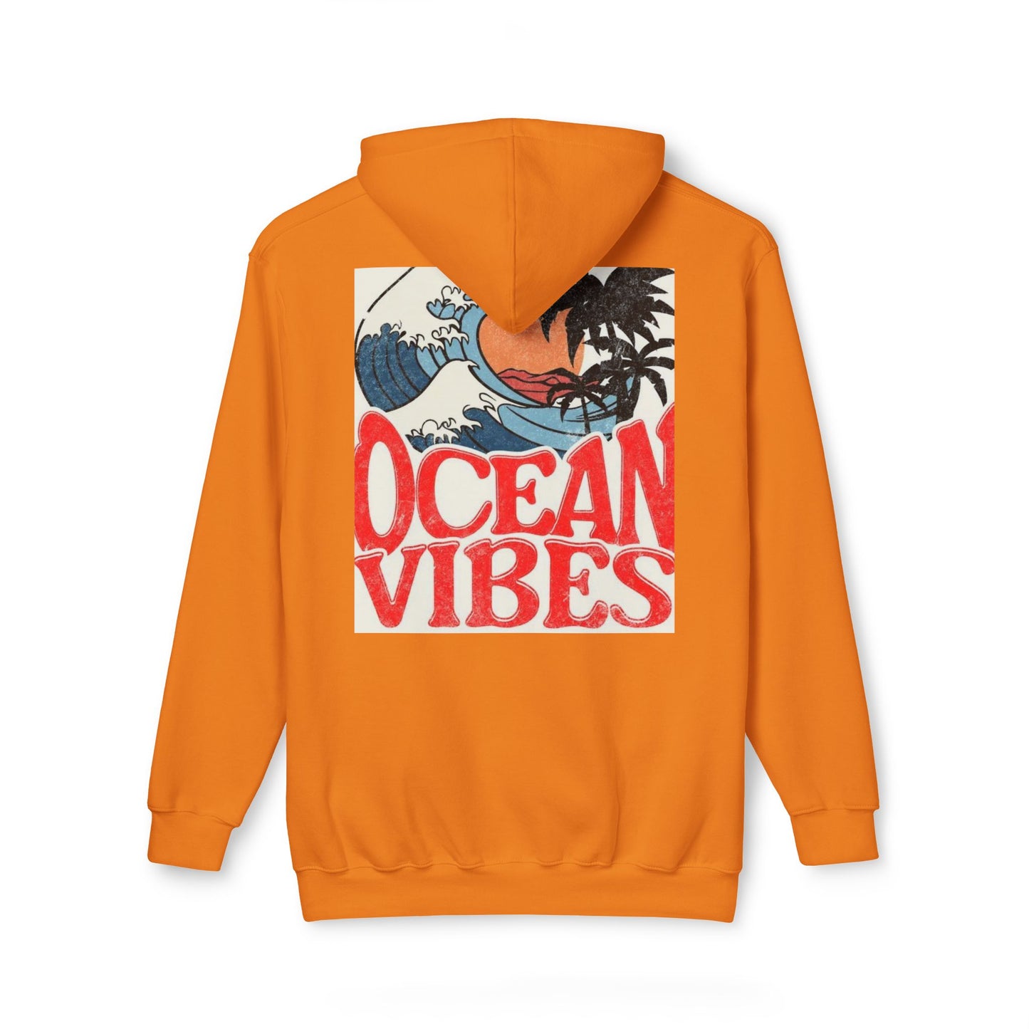 Ocean Vibes Unisex Hooded Sweatshirt | Casual Beachwear for Relaxed Days