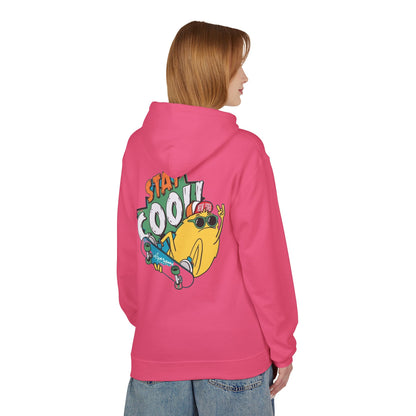 Stay Cool! Unisex Softstyle Fleece Hoodie - Fun & Comfy Skatewear