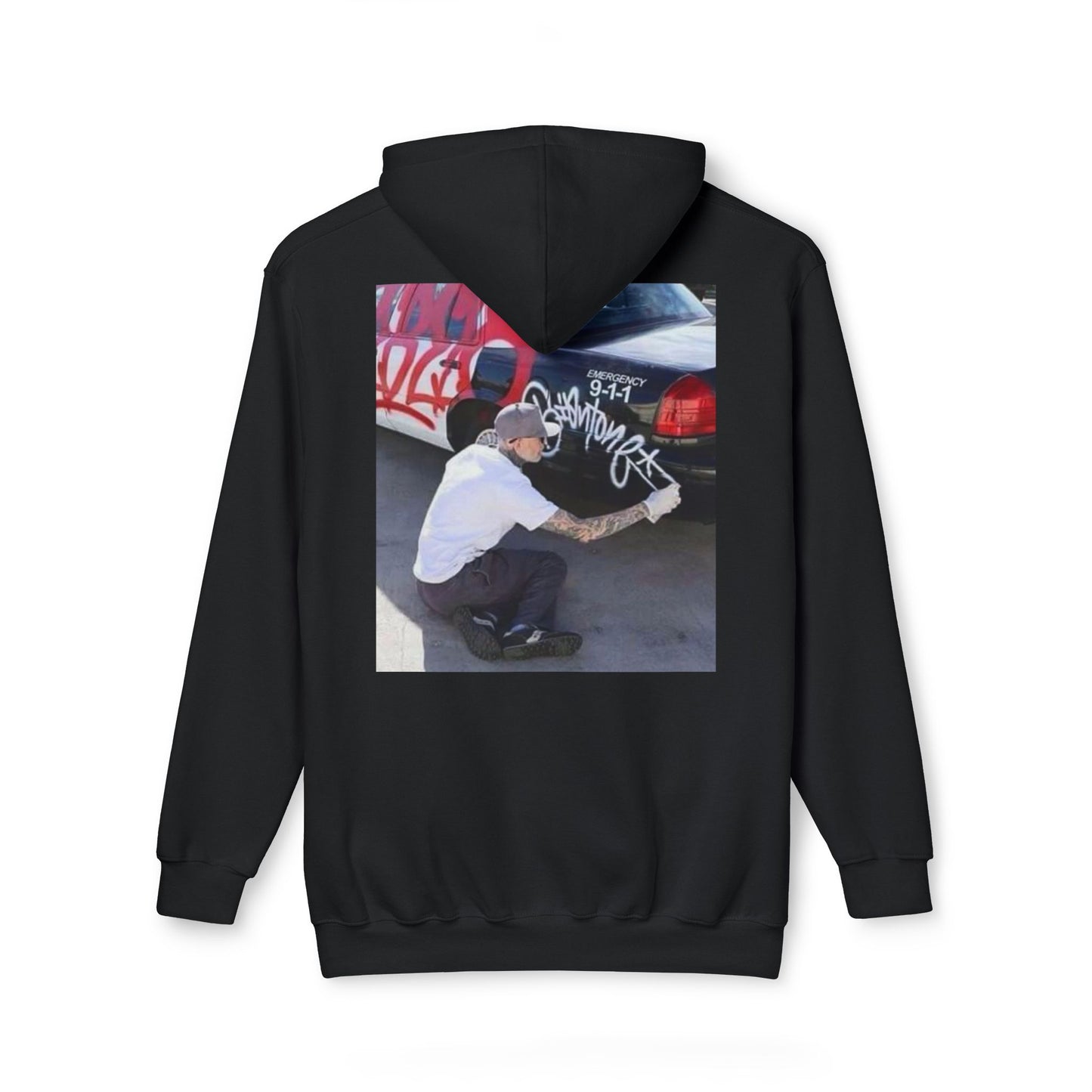 Urban Graffiti Unisex Hooded Sweatshirt - Street Art Inspired