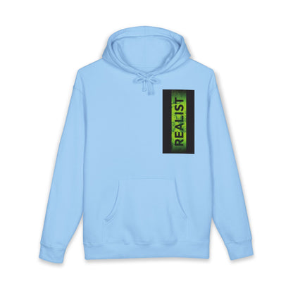 Realist Ghost Hoodie — Neon Yellow Graphic Pullover