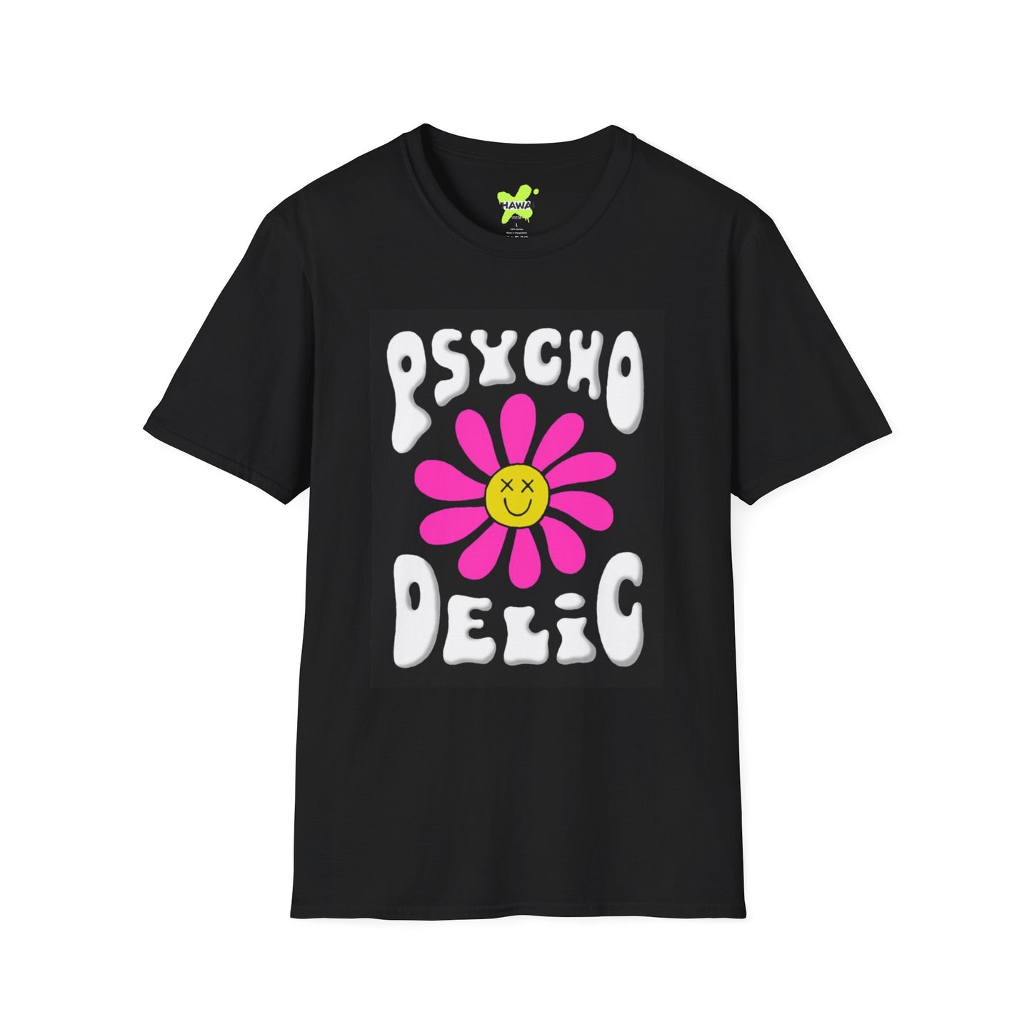 Psychedelic Flower Unisex Softstyle T-Shirt