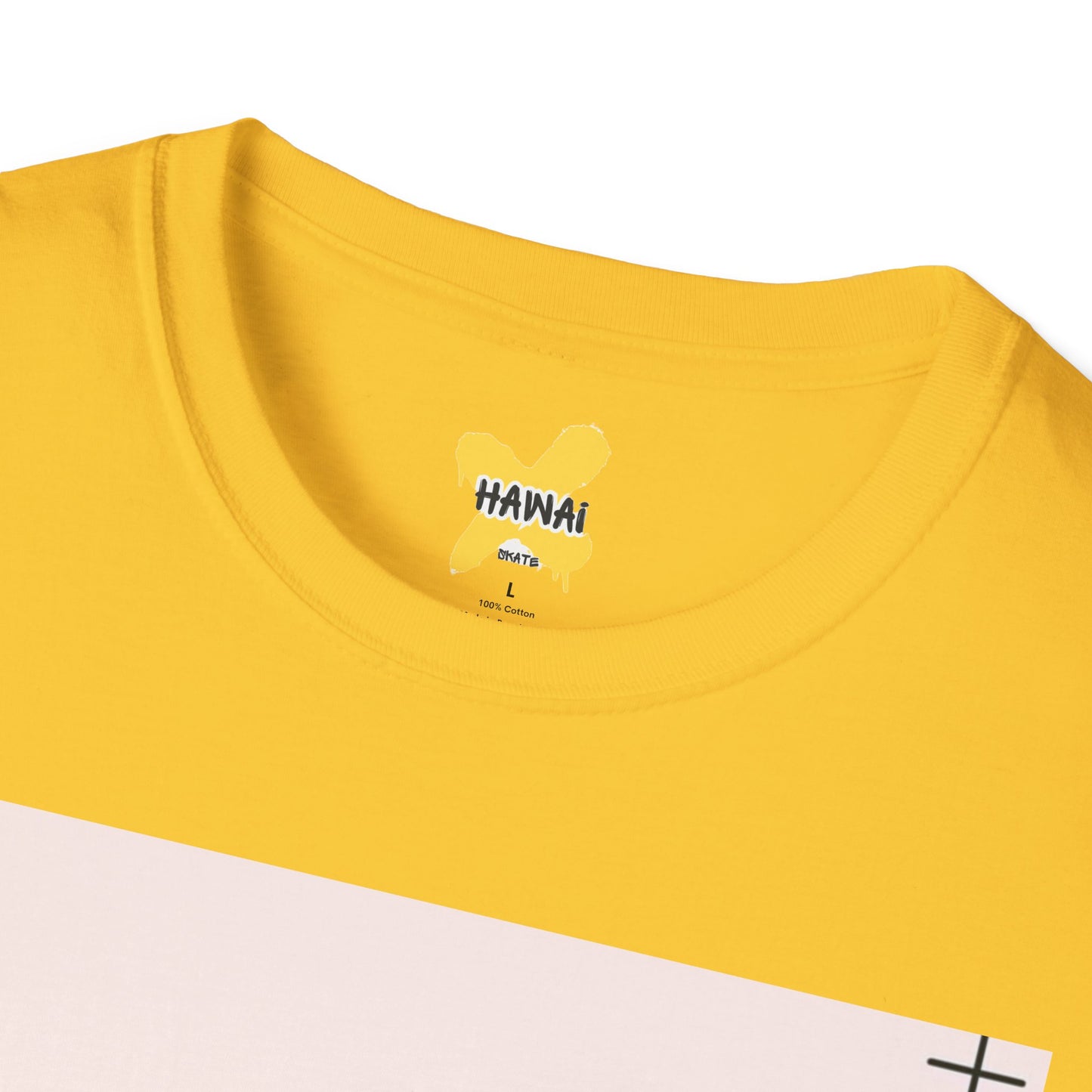 Retro Aesthetic Unisex Softstyle T-Shirt - Vintage Clouds & Texture Design