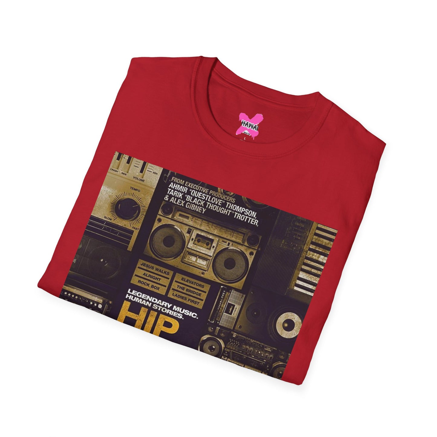 Hip Hop Vibes Unisex T-Shirt, Retro Music Tee, Gift for Music Lovers, Streetwear Style, Festival Shirt, Unisex Graphic Tee