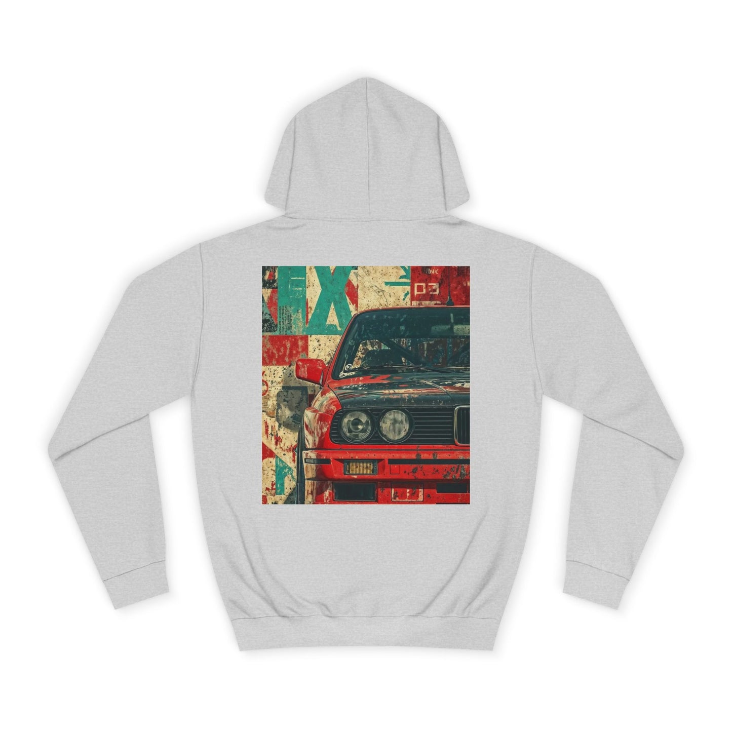 Vintage Racing Car Hoodie — Retro Motorsport Graphic Pullover