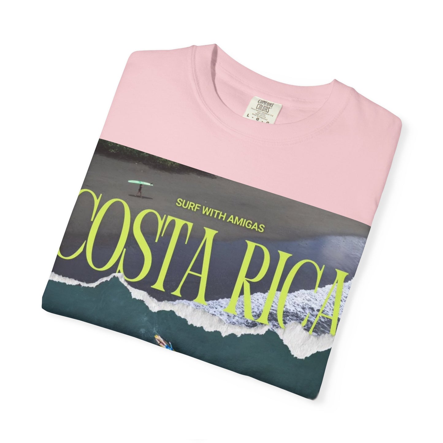 Costa Rica Surf T-Shirt — Aerial Wave & Surfers Graphic Tee