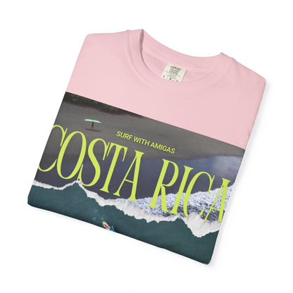 Costa Rica Surf T-Shirt — Aerial Wave & Surfers Graphic Tee