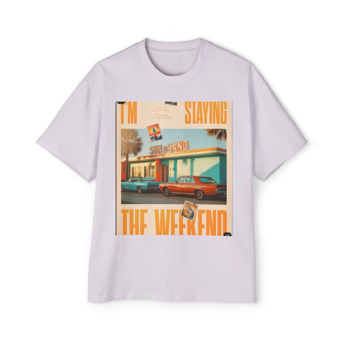 Weekend Vibes Tee — "I'm Staying the Weekend" Retro Diner Graphic T-Shirt