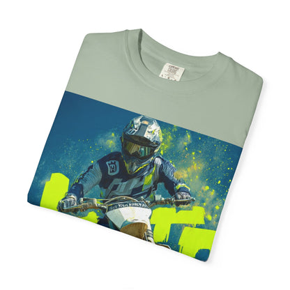 Motocross Dirt Bike Rider T‑Shirt — Extreme Off‑Road Racing Tee