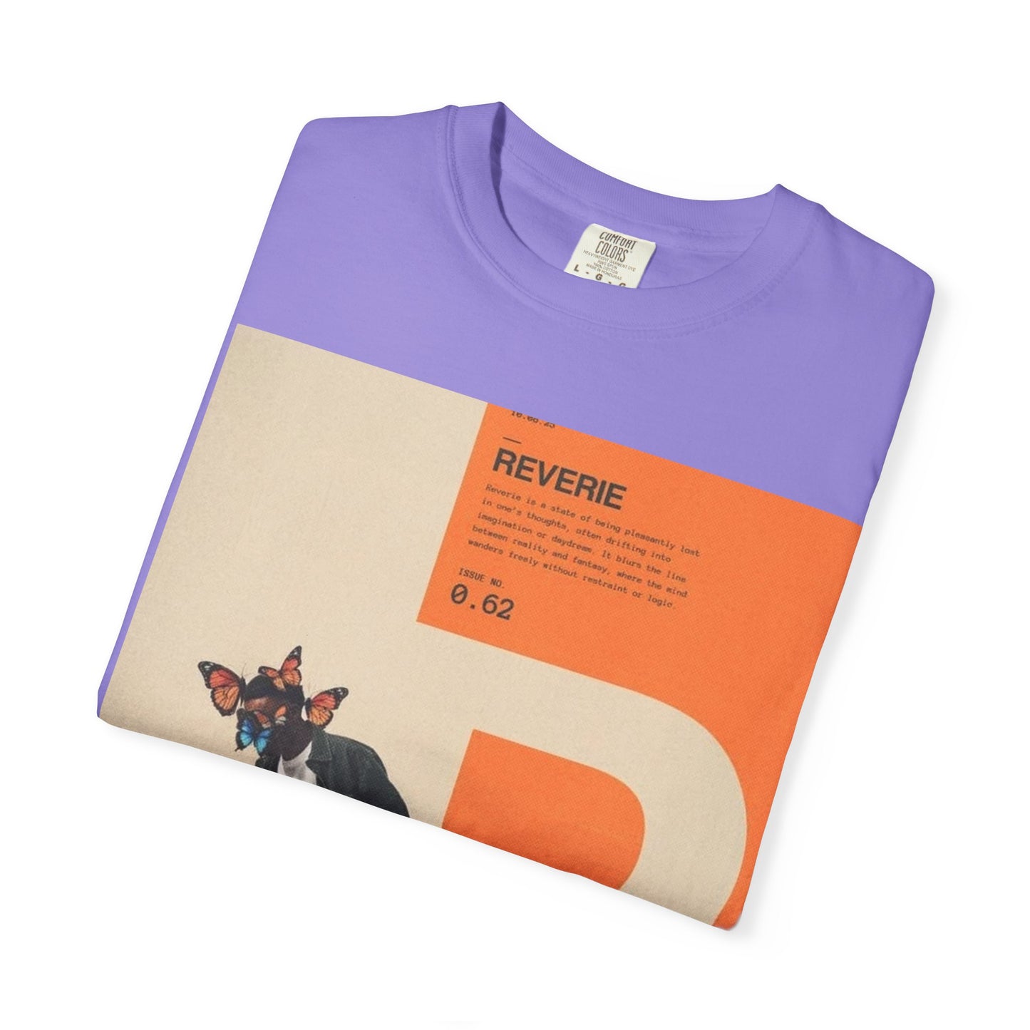 Reverie Skateboard Graphic T‑Shirt — Vintage R Letter Streetwear Tee
