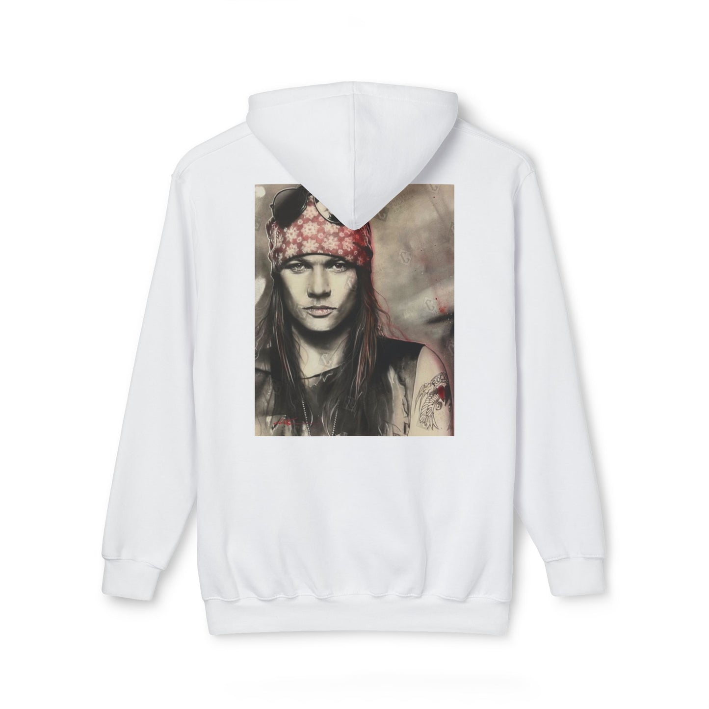 Unisex Hooded Sweatshirt with Rock Band Design – Made in US