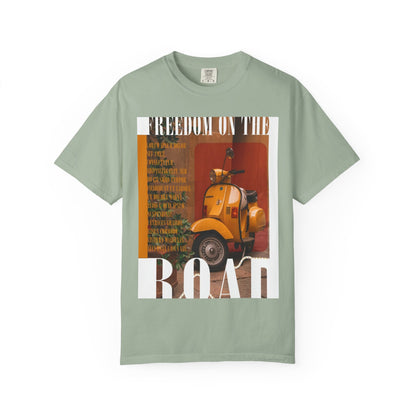 Vintage Vespa 'Freedom on the Road' T-Shirt