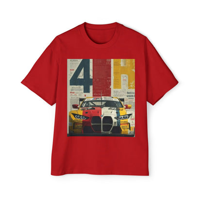 Racing Heritage Tee — Retro BMW M4 Motorsport Graphic T-Shirt