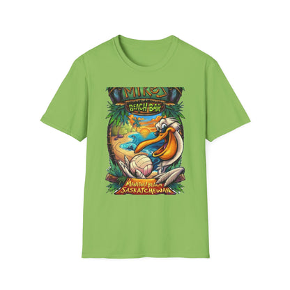 Beach Bar Vibes Unisex Softstyle T-Shirt - Perfect for Summer Fun and Relaxation