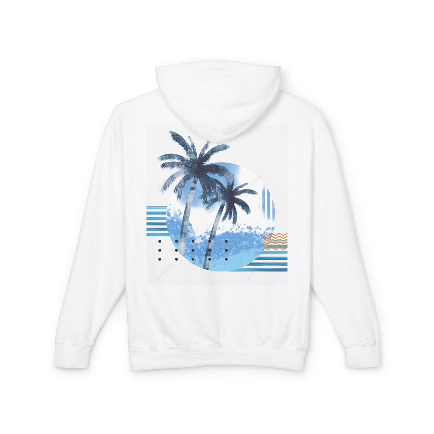 Tropical Vibes Lightweight Hooded Sweatshirt