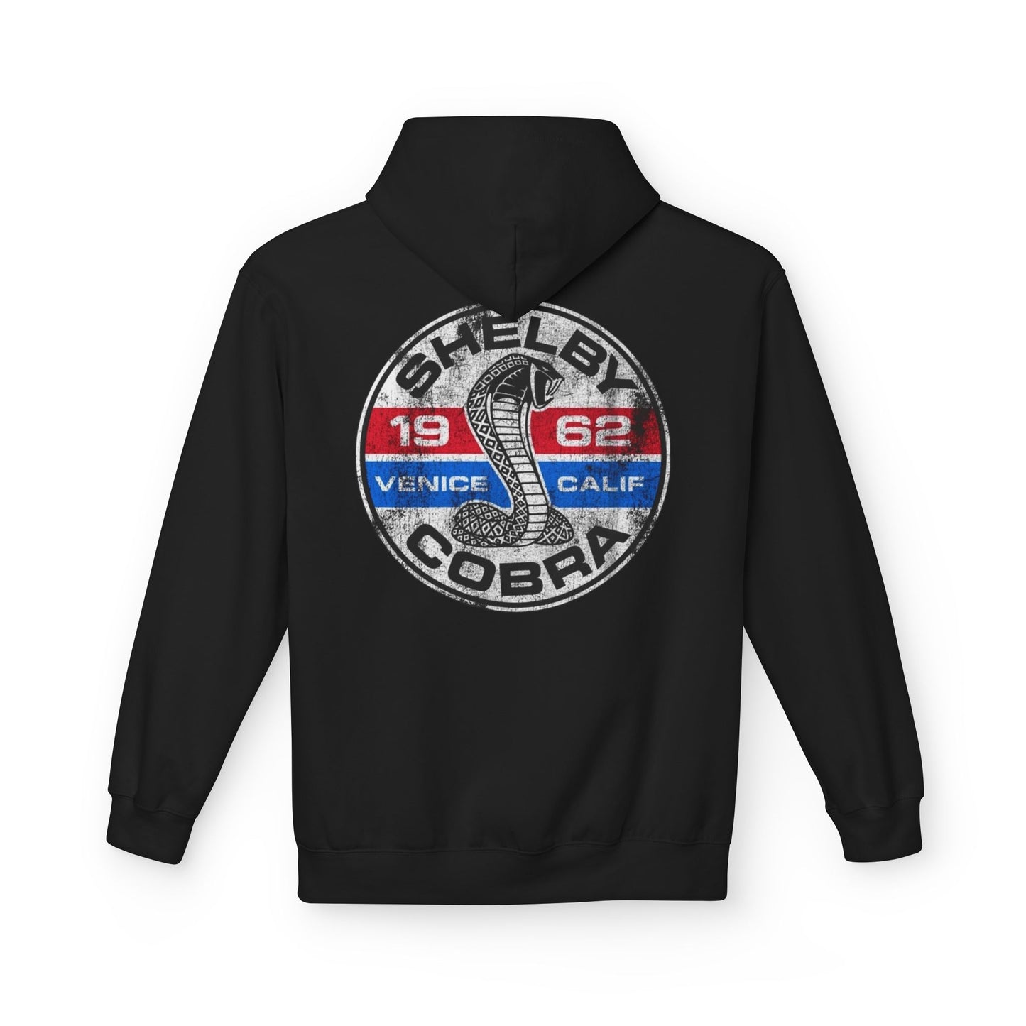 Vintage Shelby Cobra Hoodie - Unisex Midweight Softstyle Fleece with Classic Design